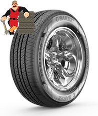 p610-2 لاستیک بارز سایز 225/45/18 گل P685 دو حلقه - Image 1