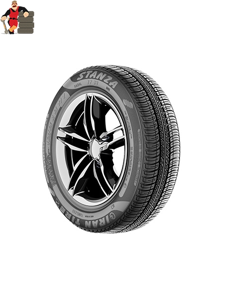 stanza-165-65r13-1 لاستیک ایران تایر سایز 165/70/13 گل STANZA دو حلقه - Image 1
