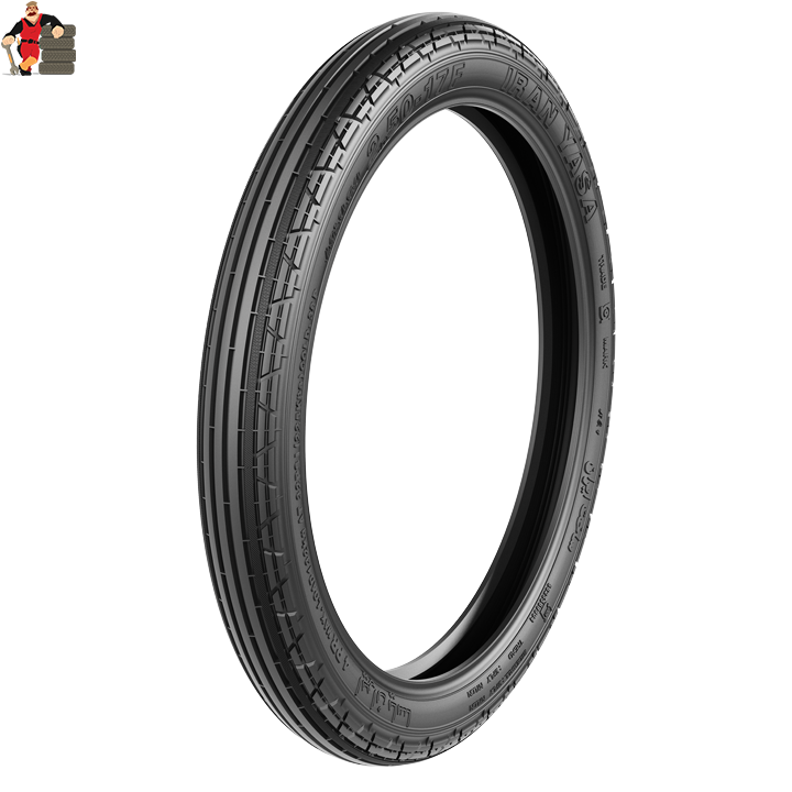 2.50-17-F_ لاستیک موتور سیکلت ایران یاسا سایز 17-2.50 - Image 1