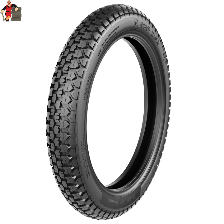 3.25-18-Romak__ لاستیک موتورسیکلت ایران یاسا مدل روماک سایز 18-3.25 - Image 1