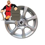 رینگ اسپرت 7 پر سایز ۱۵ -با پیچ کونیک دار اورجینال - یک حلقه