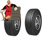 لاستیک رودکس سایز 205/60/15مدل H12 - دو حلقه