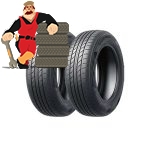 لاستیک هان مکس سایز 185/65/14 - گل  CL01- دو حلقه
