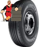 لاستیک وانلی 235/75R17.5 مدل SAH01 -دو حلقه
