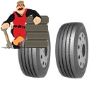 لاستیک فایرمکس سایز 195/65/15 - دو حلقه
