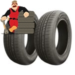 لاستیک کپسن سایز 195/65/15-گلH202 - دو حلقه