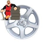 رینگ 5پر معمولی سایز 15 با 4 عدد پیچ کونیک دار اروجینال - یک حلقه