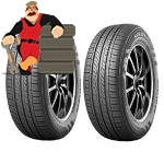 لاستیک مارشال سایز 235/65/17 -مدل گل MU12  -دو حلقه