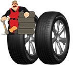 لاستیک جیرود سایز 175/70/13-گلR29- دو حلقه