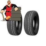 لاستیک لنداسپایدر سایز 205/55/16 گلEURDTRAXX H/P -دوحلقه