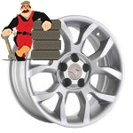 رینگ اسپرت دنا نقره ای سایز 16-با پیچ کونیک دار اورجینال - یک حلقه