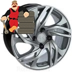 رینگ اسپرت فونیکس رخ تراش نقره ای سایز15 -با پیچ کونیک دار اورجینال - یک حلقه